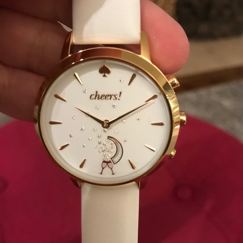 Kate Spade White Cheers Watch